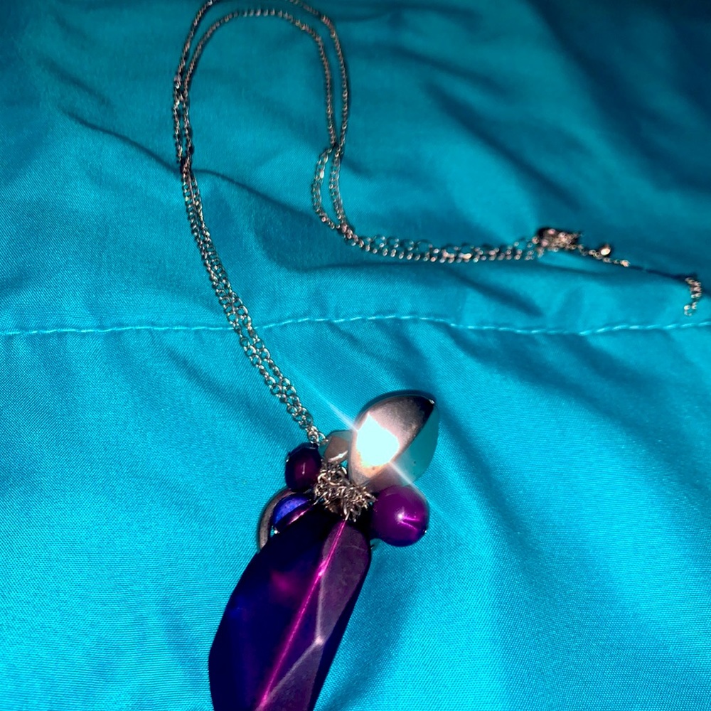Purple necklace